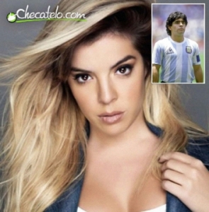 Dalma Maradona, dochter van Diego Maradona.